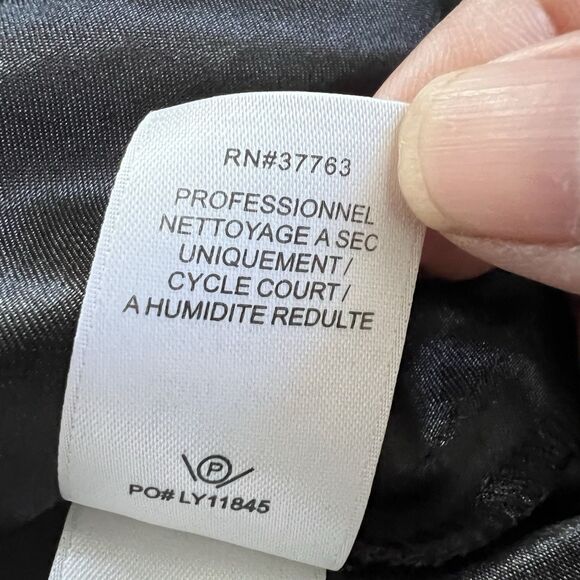 Laundry By Design One Shoulder Mini Dress Women Sz 6 Black Pleated Party Prom - Picture 15 of 15